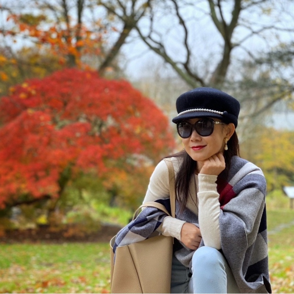 Eugenia Kim Sabrina Wool & Faux Pearl Cap
